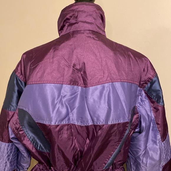 Vintage Etirel Snowmobile Two Pieces Snowsuit lady’s size 10 - Picture 7 of 16